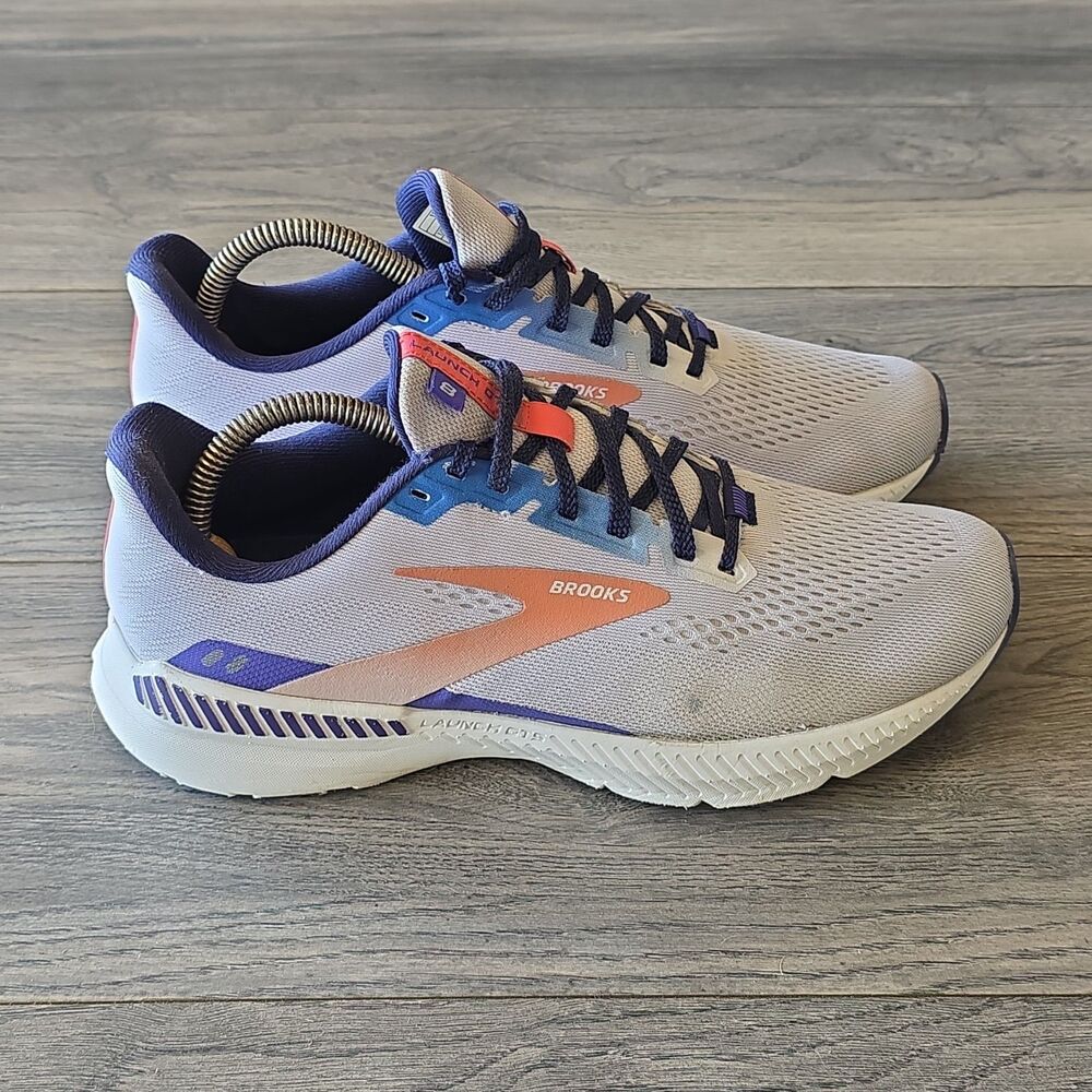 Brooks Launch 8 Ice Flow/Navy/Pink Size 9.5